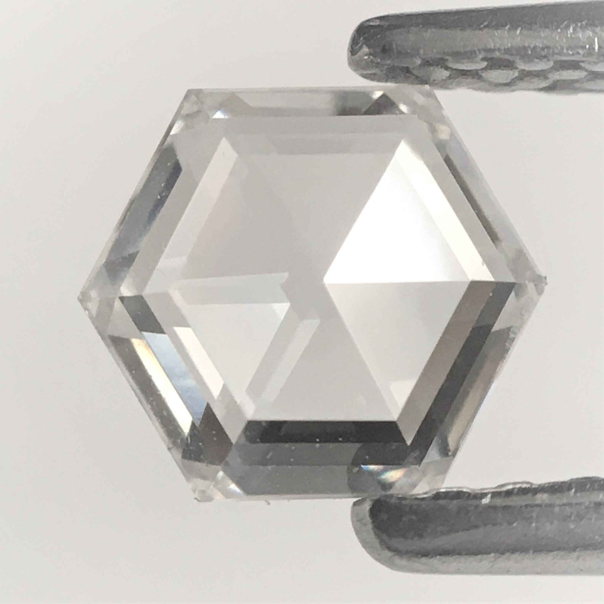 0.36 Ct Natural Loose Diamond Hexagon Shape FG Color VVS Etsy