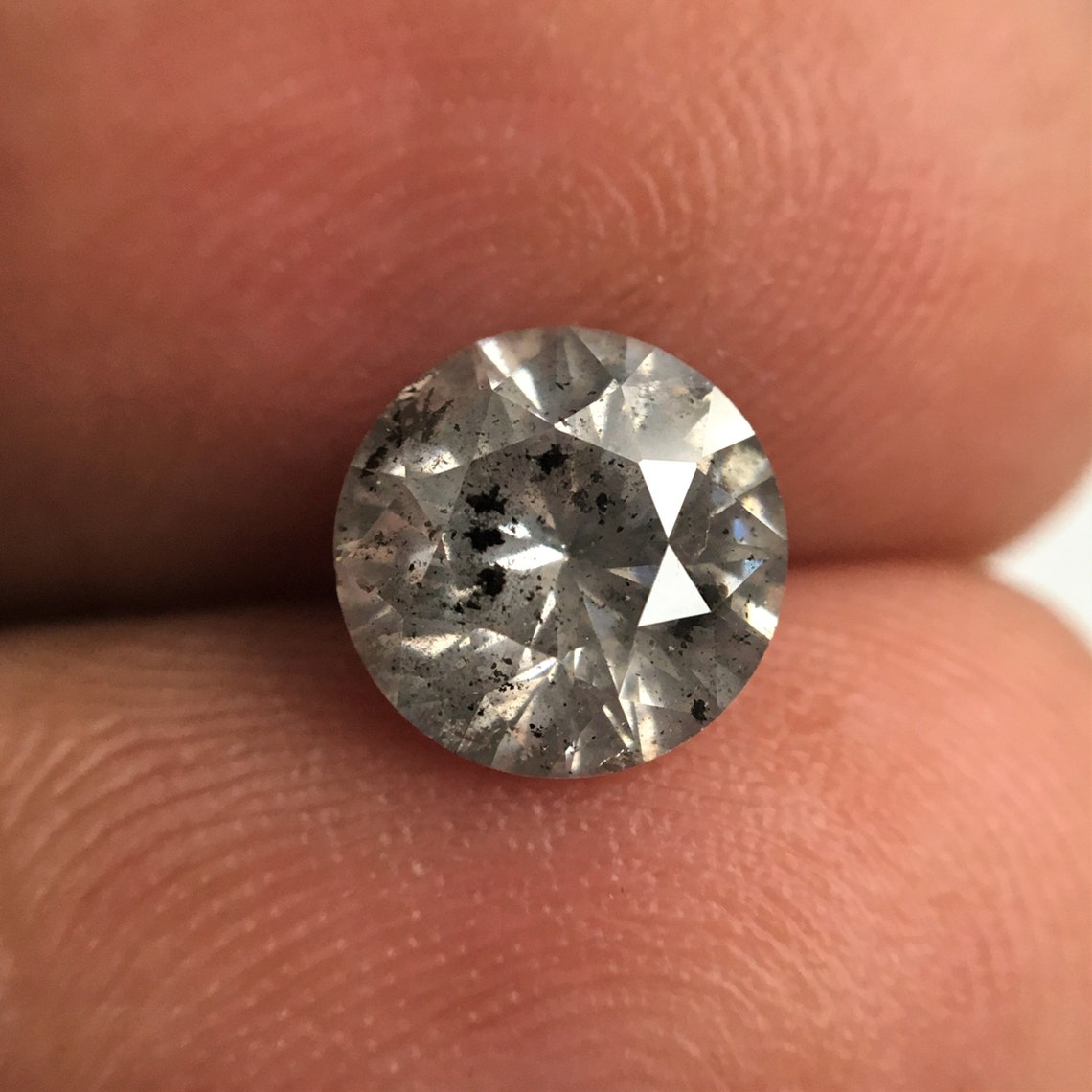 1.40 Ct Natural Loose Diamond 7.14 mm x 4.33 mm Round Shape Etsy