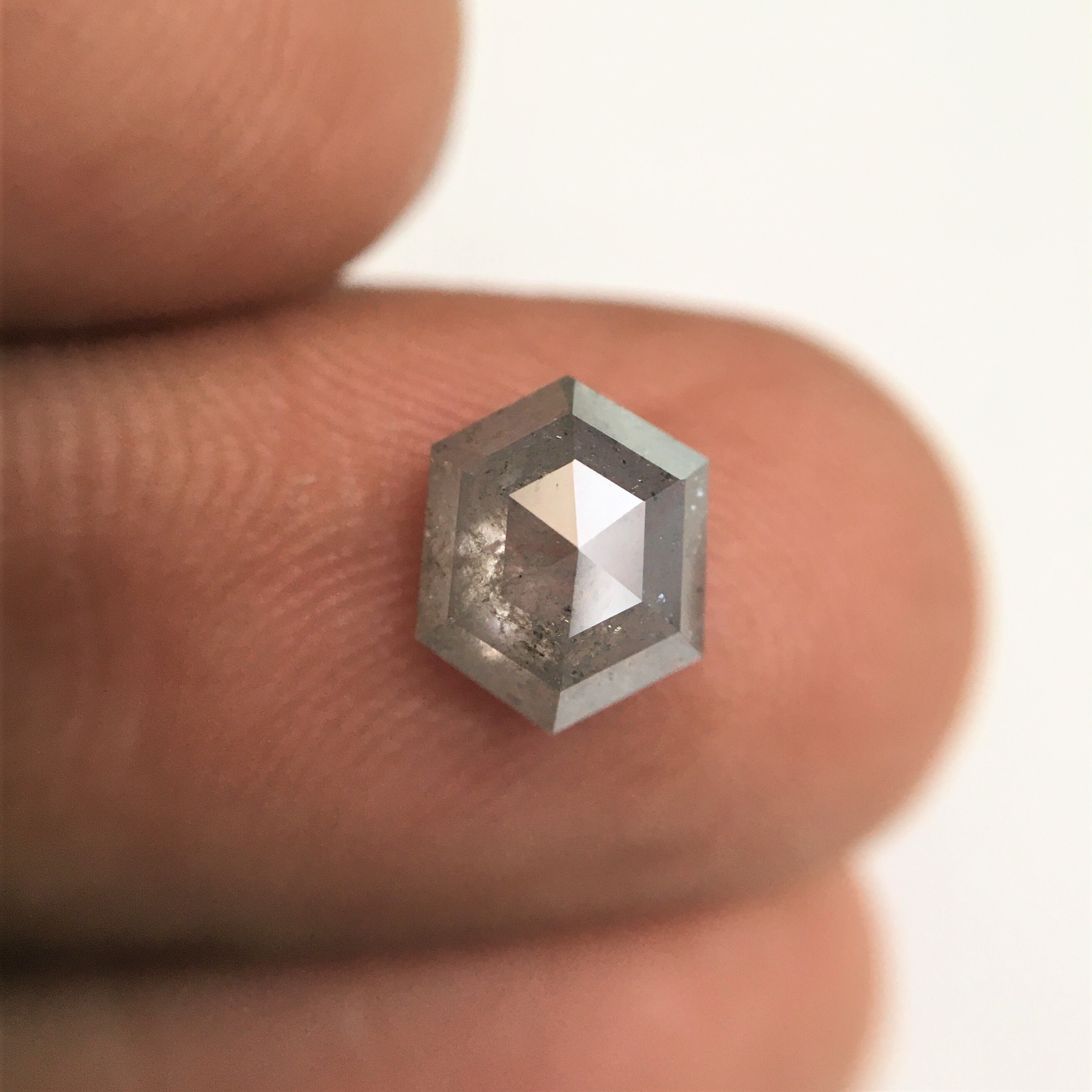 1.37 Ct Natural Loose Diamond Hexagon Shape 7.69 x 6.15 x 3.32 Etsy