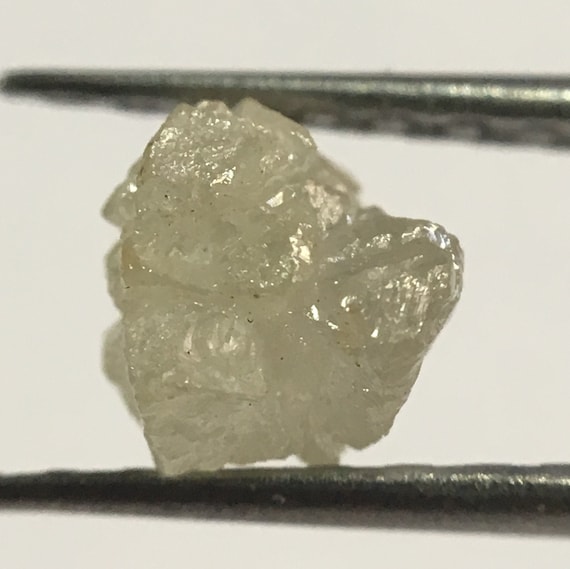 Diamant Brut Naturel Gris De 1,61 Carats - Pierre Non Taillée, Origine Afrique Du Sud