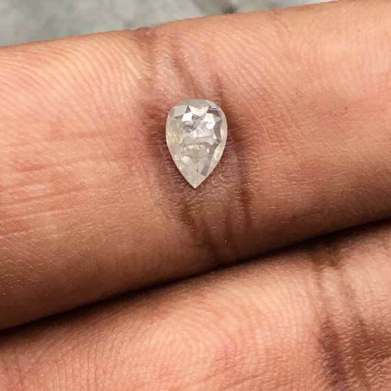 0.52 CTW 7,00 mm x 4,40 x 2,10 mm poire poire poire forme fantaisie gris Rose naturelle lâche Diamond Cut, poire diamant naturel à facettes lâche ddcb61 0.52 CTW 7,00 mm x 4,40 x 2,10 mm poire poire poire forme fantaisie gris Rose naturelle lâche Diamond Cut, poire diamant naturel à facettes lâche ddcb61