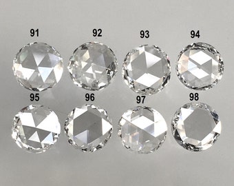 0.40-0.59 Ct White Round Rose Cut Diamond: G/H VS Clarity