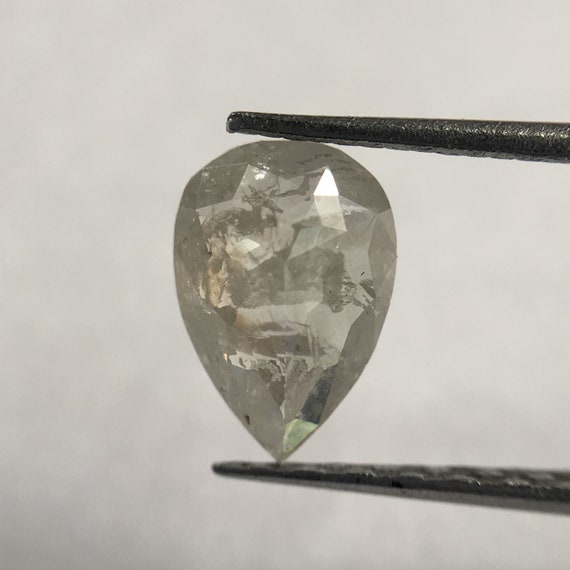 0.52 CTW 7,00 mm x 4,40 x 2,10 mm poire poire poire forme fantaisie gris Rose naturelle lâche Diamond Cut, poire diamant naturel à facettes lâche ddcb61 0.52 CTW 7,00 mm x 4,40 x 2,10 mm poire poire poire forme fantaisie gris Rose naturelle lâche Diamond Cut, poire diamant naturel à facettes lâche ddcb61