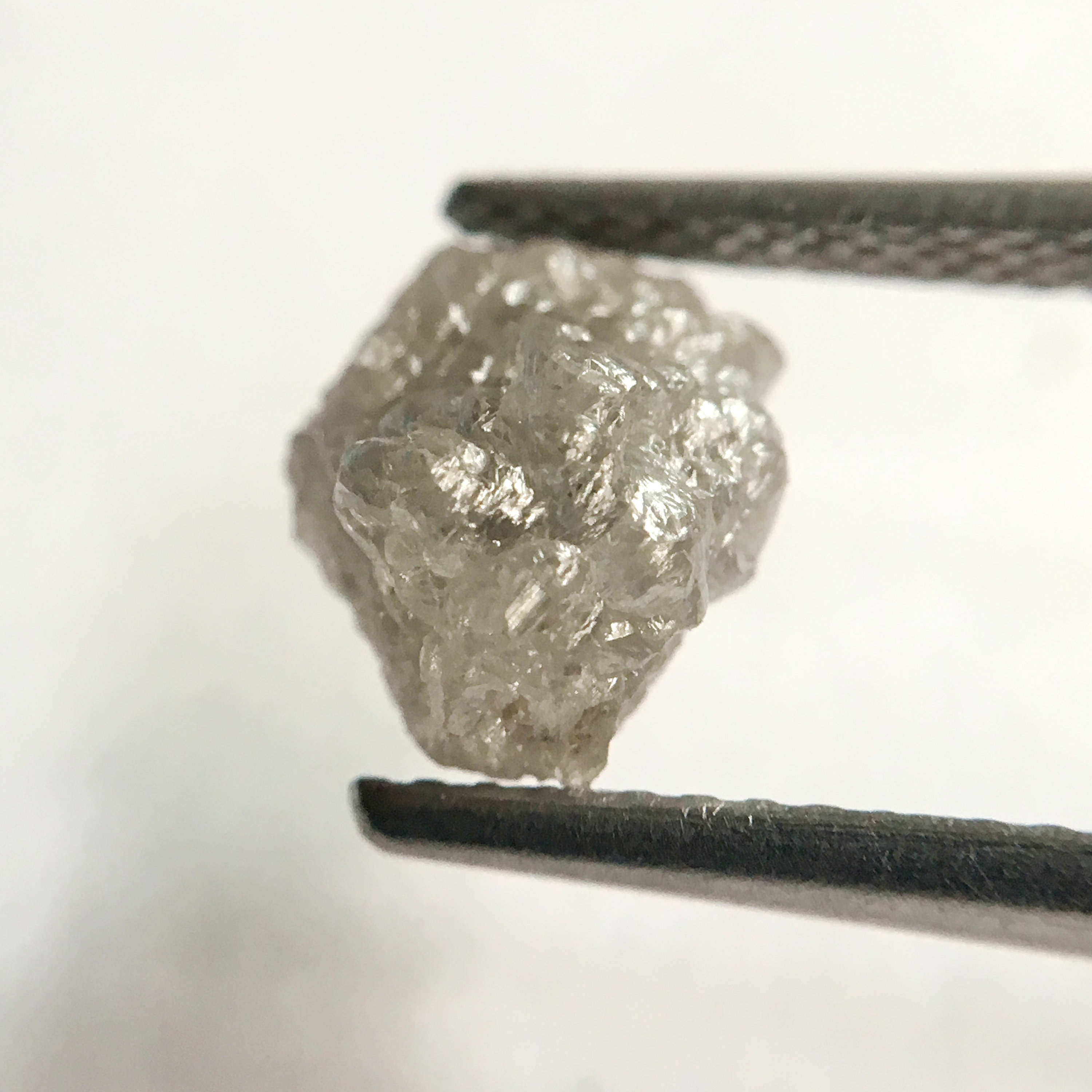2.02 Ct Natural Rough Diamond: Grey Uncut Diamond Crystal, South