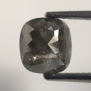 1.72 Ct Oval Salt and Pepper Diamond: Natural Loose Gray Diamond