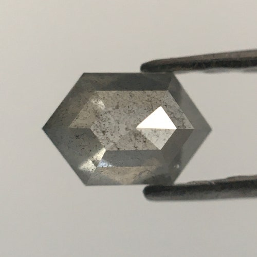 0.19 Ct Fancy Gray Natural Loose Diamond Hexagon Shape 4.60 mm X 3.01 mm X 1.74 mm Hexagon Shape Loose Diamond shops Use for Jewellery SJ53/65