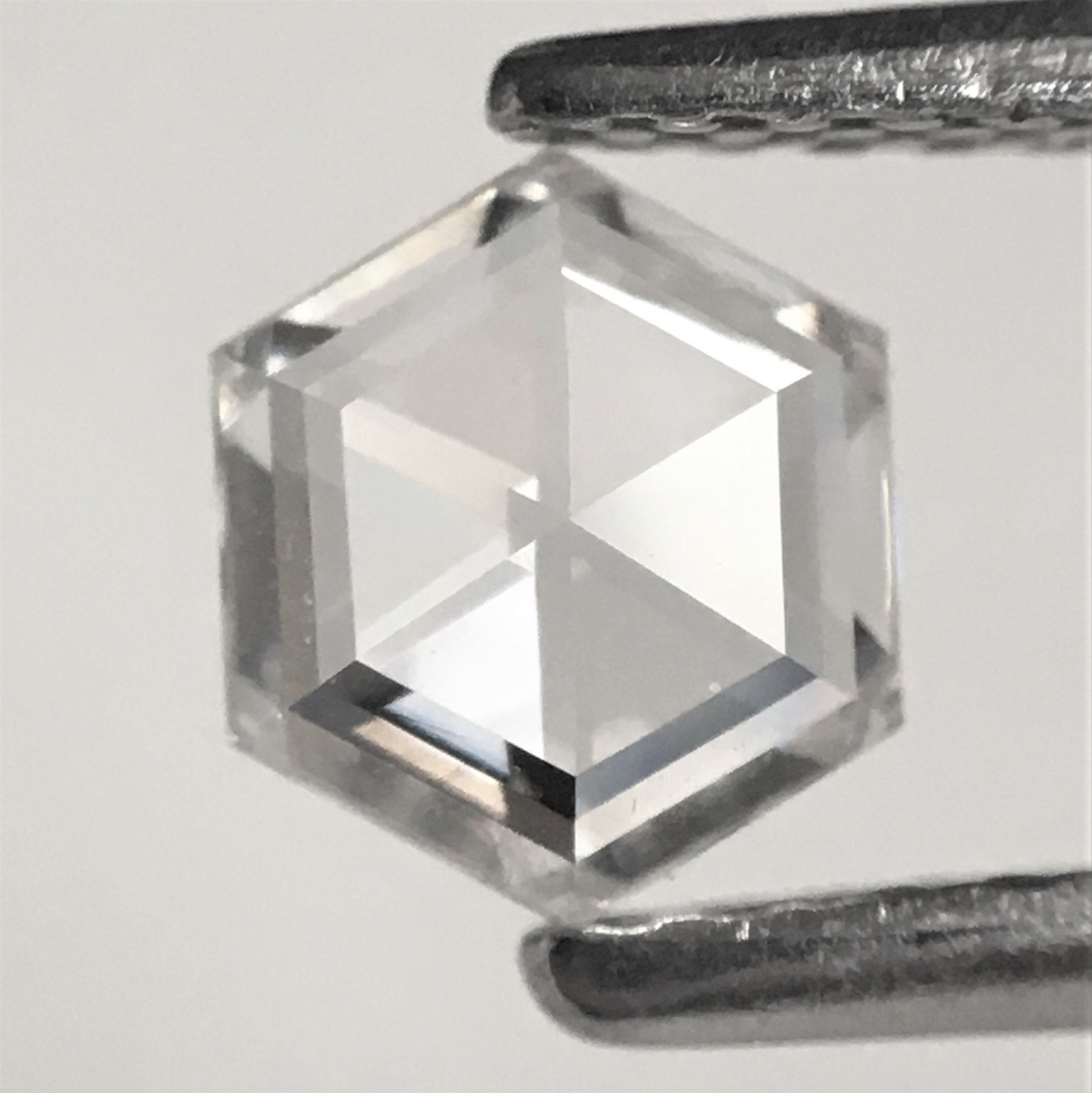 0.36 Ct Natural Loose Diamond Hexagon Shape FG Color VVS Etsy