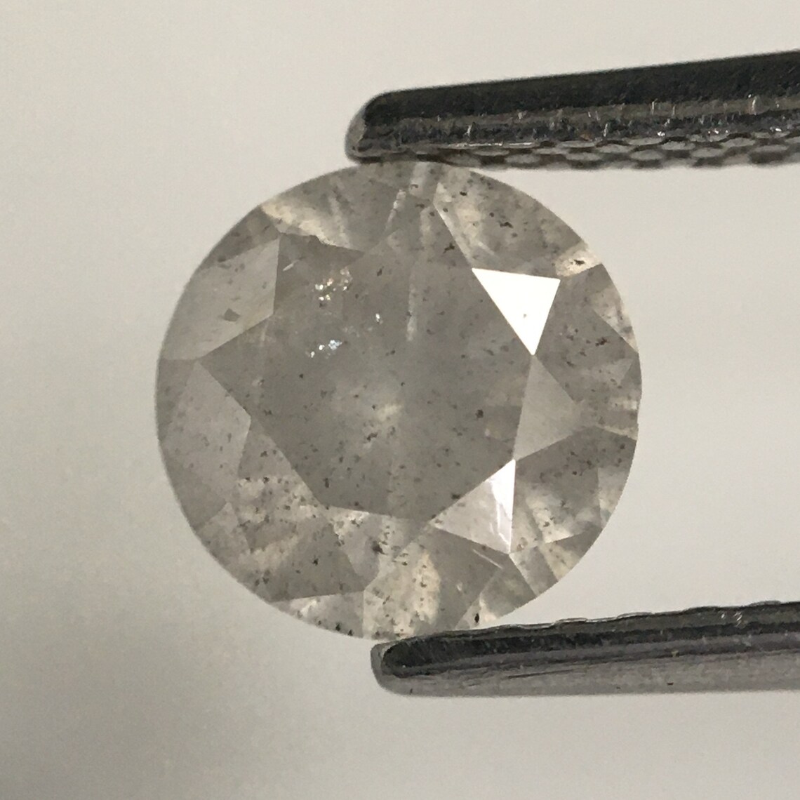 1.13 Ct Natural Loose Diamond Milky Gray Color I3 Clarity Etsy