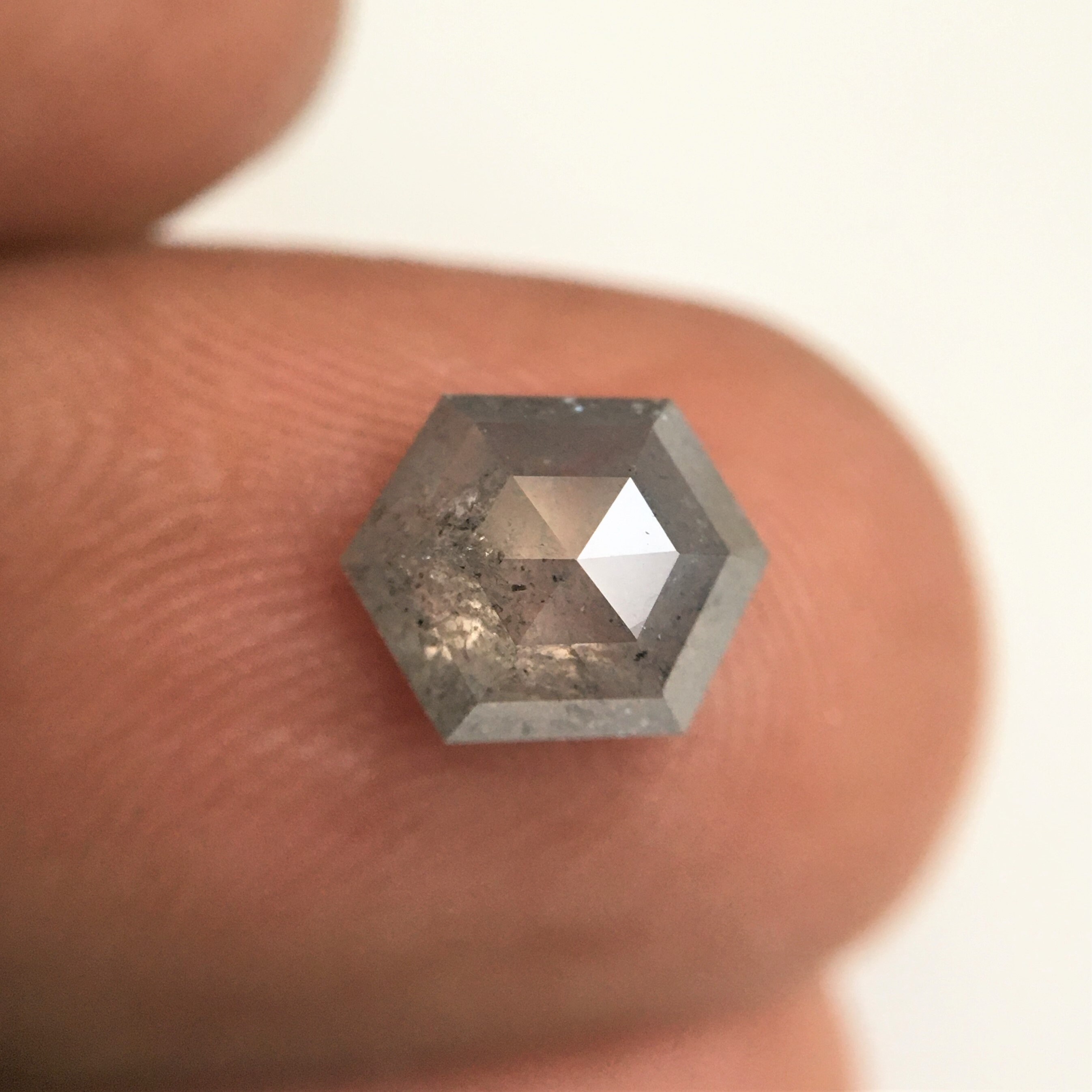 1.37 Ct Natural Loose Diamond Hexagon Shape 7.69 x 6.15 x 3.32 Etsy