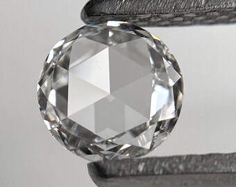 0,40 Ct Rund Rosenschliff F VS1 Weiß lose Diamant