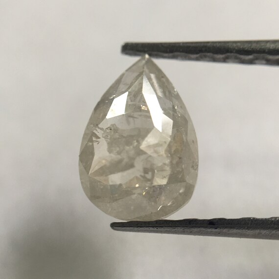 0.52 CTW 7,00 mm x 4,40 x 2,10 mm poire poire poire forme fantaisie gris Rose naturelle lâche Diamond Cut, poire diamant naturel à facettes lâche ddcb61 0.52 CTW 7,00 mm x 4,40 x 2,10 mm poire poire poire forme fantaisie gris Rose naturelle lâche Diamond Cut, poire diamant naturel à facettes lâche ddcb61