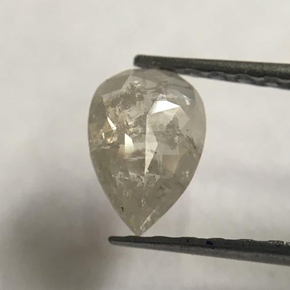 0.52 CTW 7,00 mm x 4,40 x 2,10 mm poire poire poire forme fantaisie gris Rose naturelle lâche Diamond Cut, poire diamant naturel à facettes lâche ddcb61 0.52 CTW 7,00 mm x 4,40 x 2,10 mm poire poire poire forme fantaisie gris Rose naturelle lâche Diamond Cut, poire diamant naturel à facettes lâche ddcb61