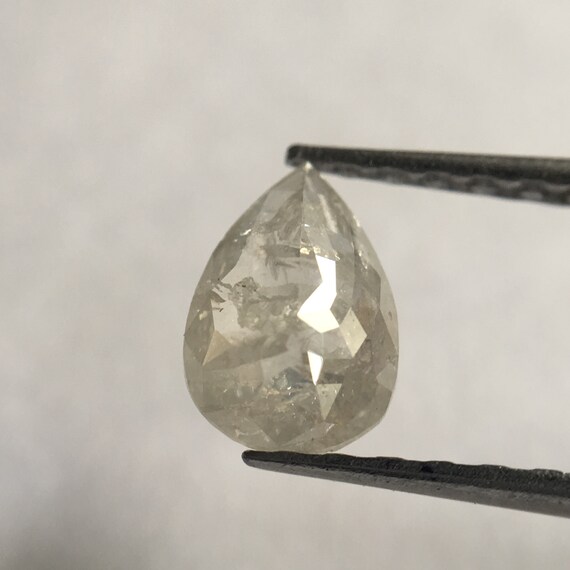 0.52 CTW 7,00 mm x 4,40 x 2,10 mm poire poire poire forme fantaisie gris Rose naturelle lâche Diamond Cut, poire diamant naturel à facettes lâche ddcb61 0.52 CTW 7,00 mm x 4,40 x 2,10 mm poire poire poire forme fantaisie gris Rose naturelle lâche Diamond Cut, poire diamant naturel à facettes lâche ddcb61