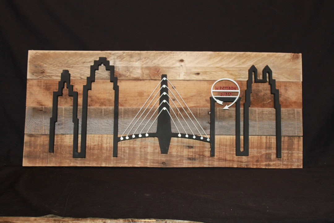 Kansas City Skyline, Cityscape, Wall Art, Kansas City Wall Art, Kansas