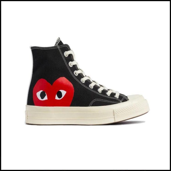 Comme des Garcons play x Converse high-top Trainers - Black - White