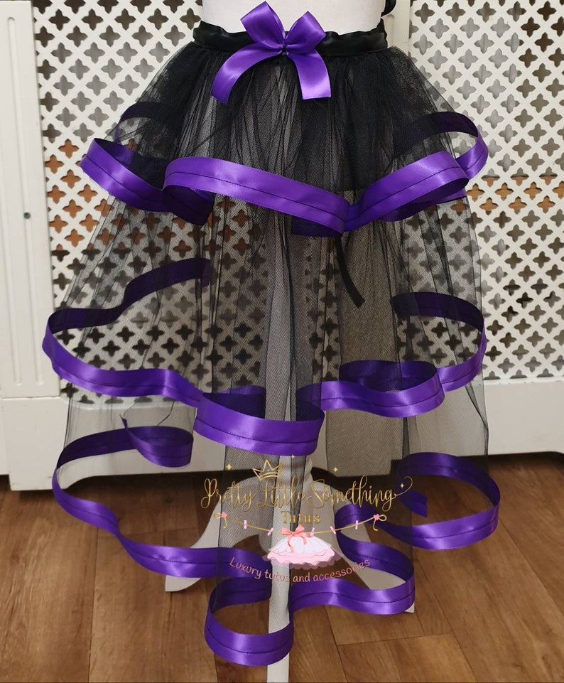 Ribbon trim bustle skirt dance bustle costume tulle bustle Etsy