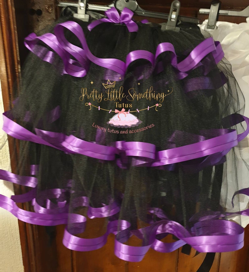 Ribbon trim bustle skirt dance bustle costume tulle bustle Etsy