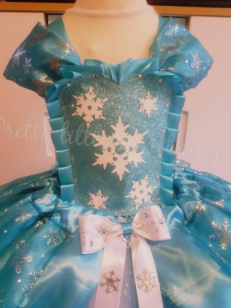 snow themed dress