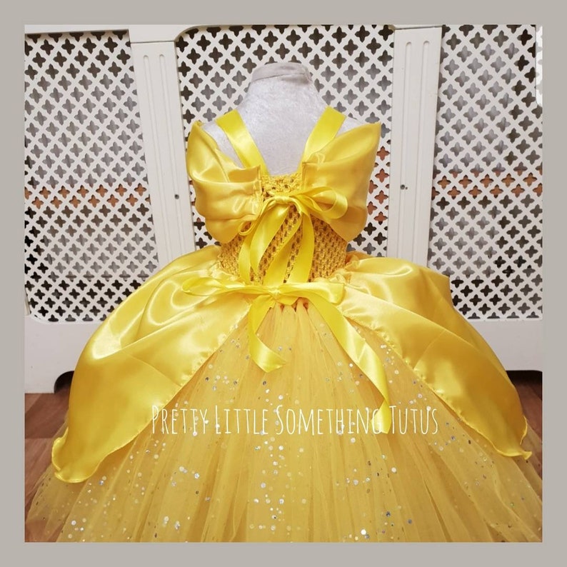 Luxury yellow sparkle princess tutu dress yellow birthday | Etsy