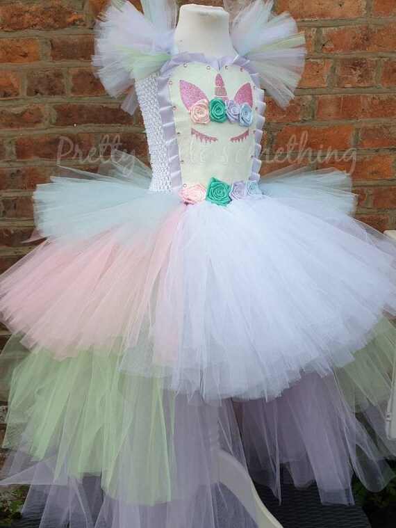 pastel unicorn tutu dress