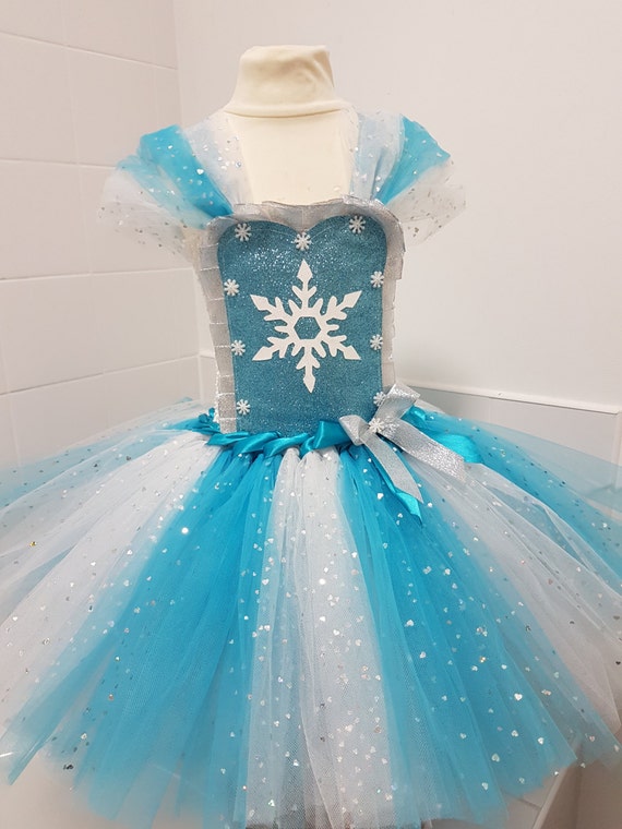 Ice queen tutu dress princess dress photo prop pageant | Etsy