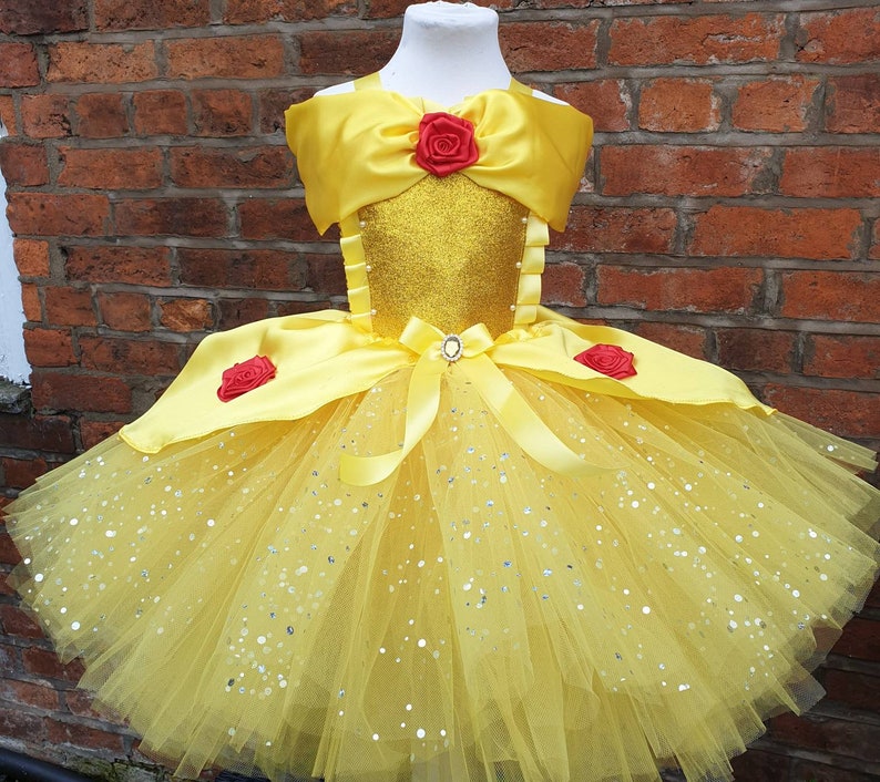 Luxury yellow tutu dress yellow princess dress princess | Etsy