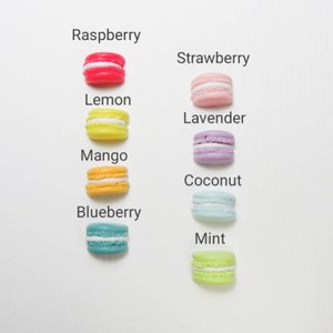 Cute Macaron Stud Earrings. Wearable Art. Polymer Clay. Stainless Steel. Gift for food lovers/ Sweet Tooth/ Pastry Chef/ Cafe Owner