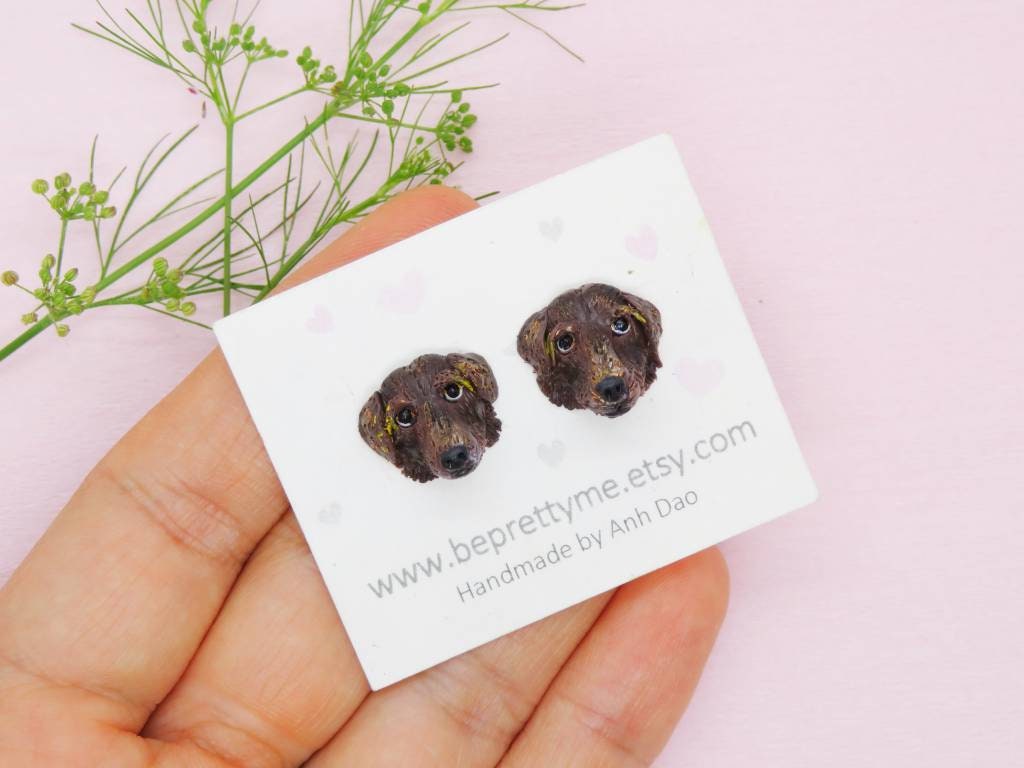Custom Pet Earrings. Beautiful Gift for Pet Owners. Please Etsy