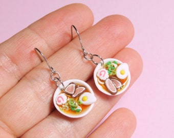 Ramen Dangle Earrings. Food Earrings. Sweet Little Treat Jewellery.