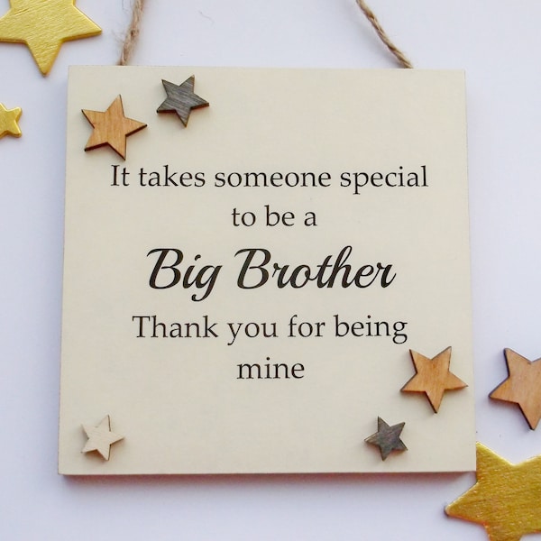 Big Brother Thank You Gift Plaque