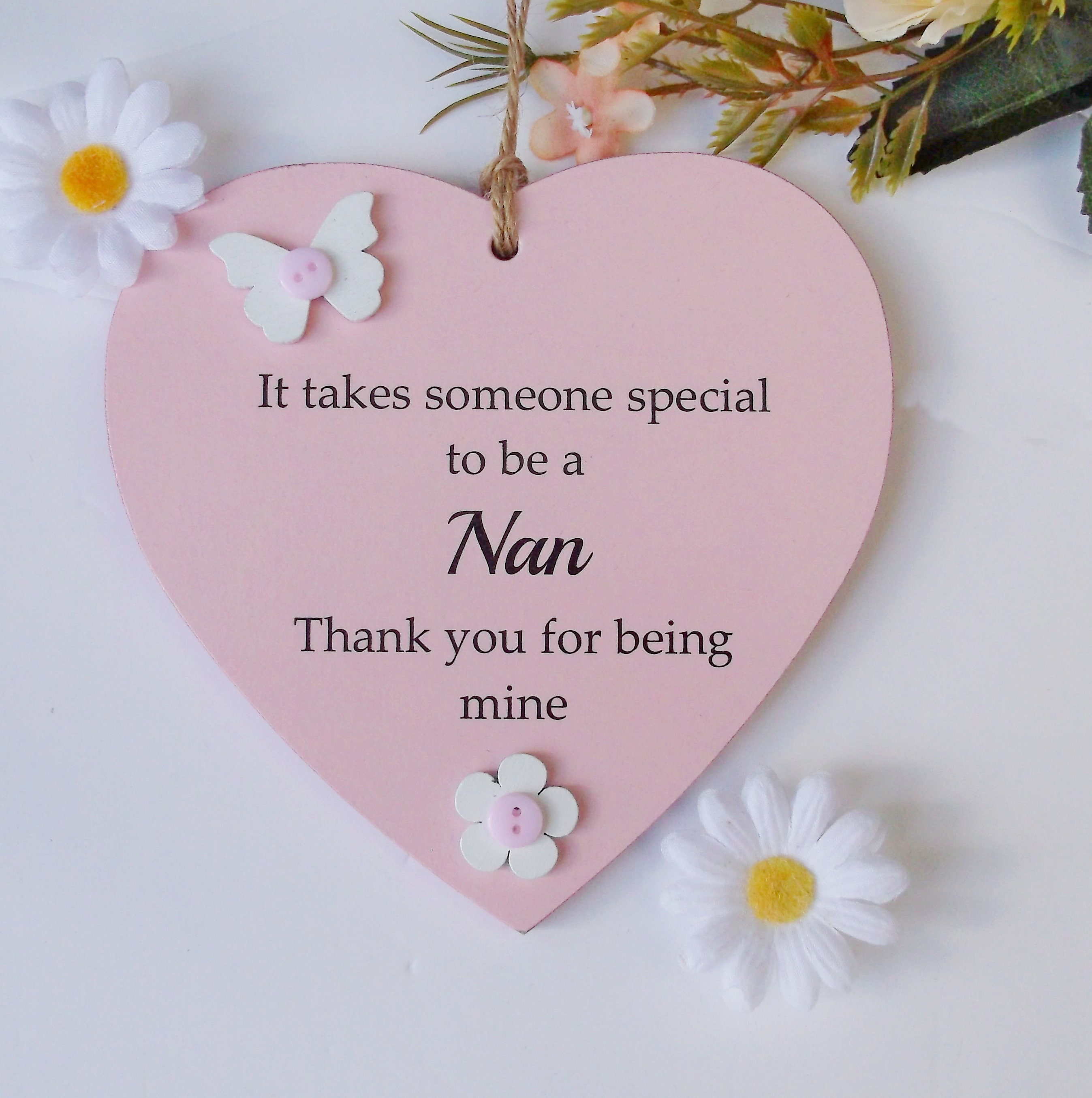 „I Love You Nan“-Karte Aus Edelstahl – Personalisierte Mini-Karte Im Kreditkartenformat Für Oma