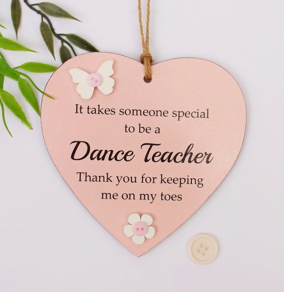 Dance Teacher Gift Plaque - 4x4 Inch Acrylic Inspirational Plaque For Dance Instructors, Movement Mentor Appreciation Decor