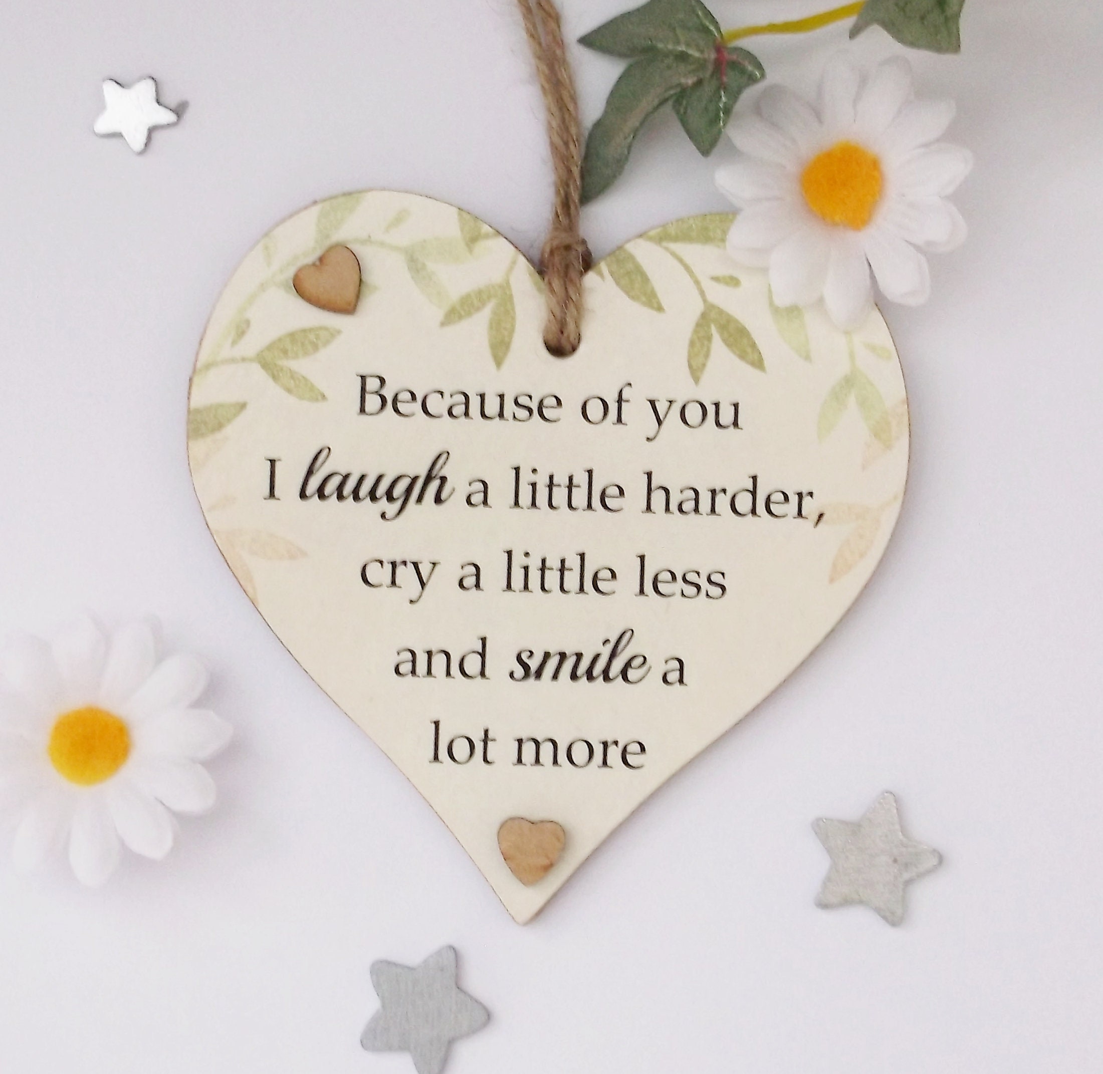 Targa Metallo 'Some People Make You Laugh' - Dorothy Spring - 15x20 Cm - Decorazione Murale Con Stampa Lucida - Regalo Con Messaggio - 4