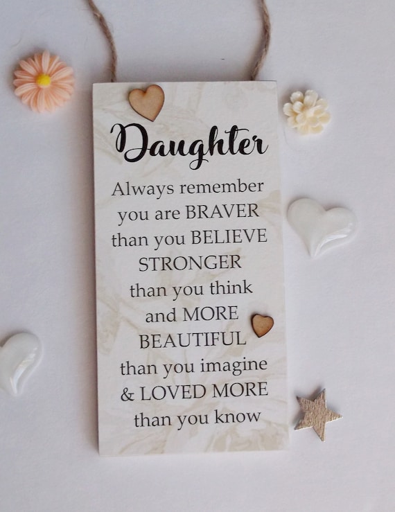 Father hotsell daughter plaques