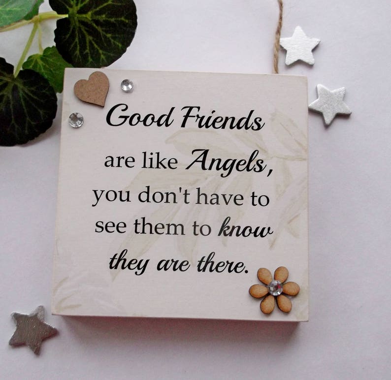 Good Friends Are Like Angels You Don't Have to See Them  Etsy UK