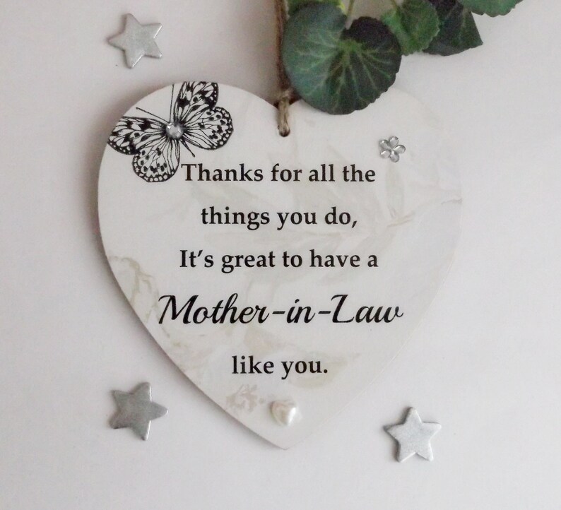 Mother-in Law Thanks for All the Things You Do It's - Etsy UK