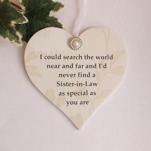Belle-sœur, cadeau spécial amitié belle-sœur