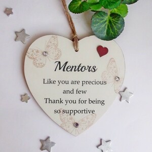 Precious Mentor Thanks and Support Thank you Mentor/ Teacher  Gift Heart