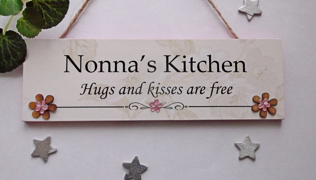 Nonna's Kitchen Door Plaque Etsy