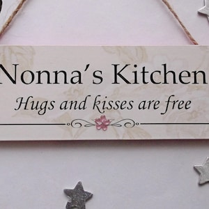 Nonna&#39;s Kitchen  Door plaque