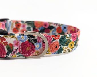 Bouquet Dog Collar | Floral Dog Collar | Dog Gift | Girl Dog Collar | Pretty Dog Collar | Wolfheart Dog Collar | Small Dog Collar