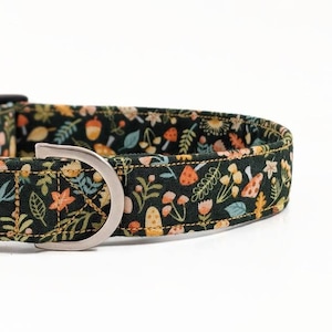Woodland Dog Collar | Autumn Dog Collar | Dog Collar and Lead | Nature Dog Collar | Fall Dog Collar | Small Dog Collar | Cute Dog Collar