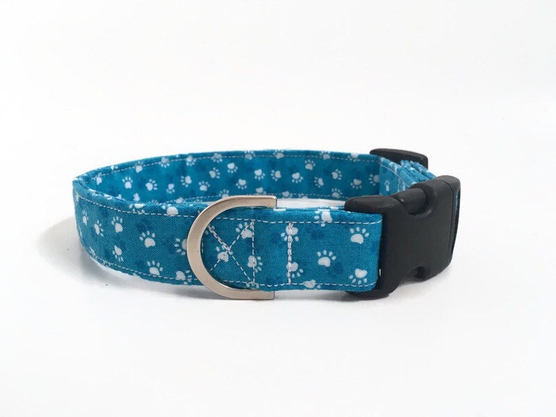 Paw Dog Collar Paw Print Dog Collar Gifts for Pets Dog Etsy