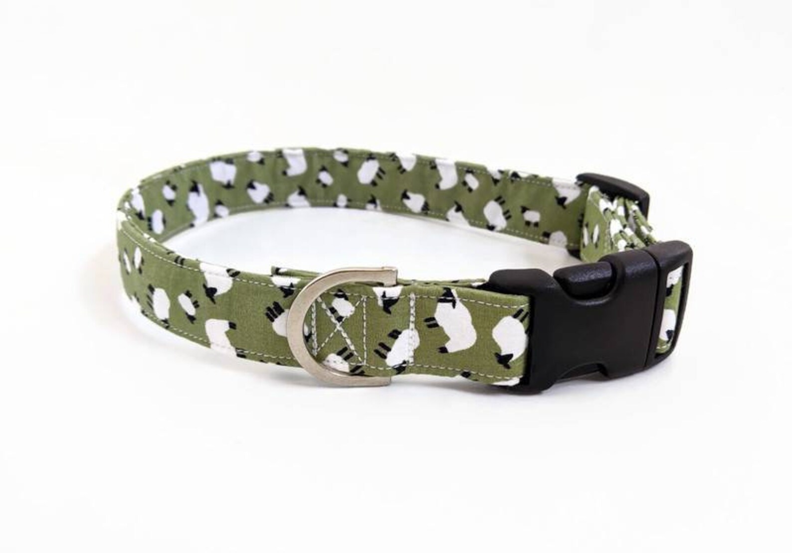 Sage Green Sheep Dog Collar Dog Collar Green Dog Collar Etsy