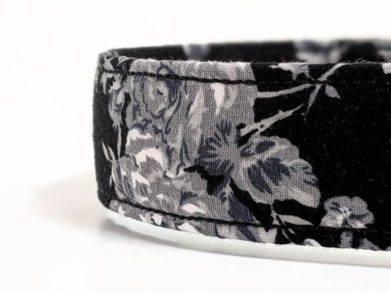Black Roses Dog Collar Dog Collar Girl Dog Collar Puppy Etsy