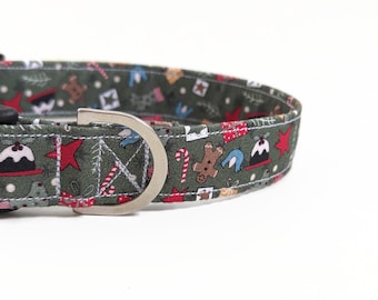 Traditional Christmas Dog Collar | Christmas Dog Collars | Holiday Dog Collar | Puppy Collar | Girl Dog Collar | Small Dog Collar