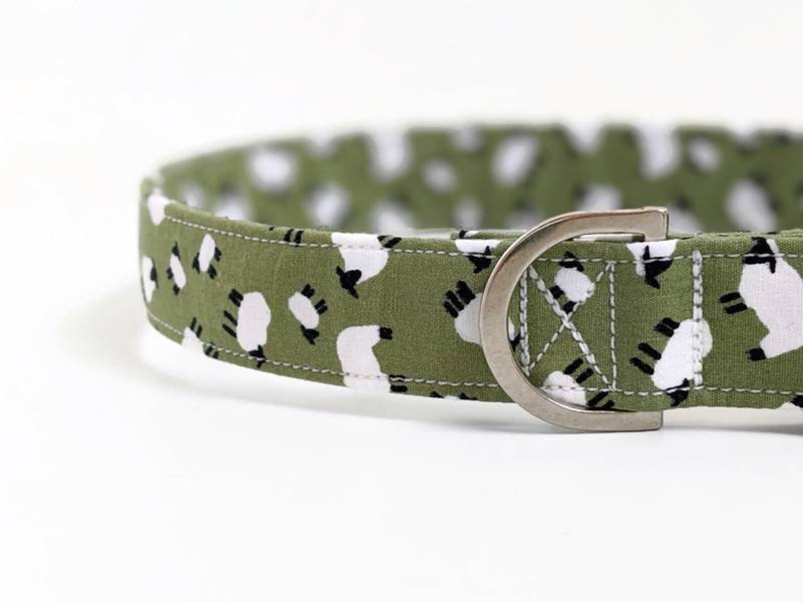 Sage Green Sheep Dog Collar Dog Collar Green Dog Collar Etsy