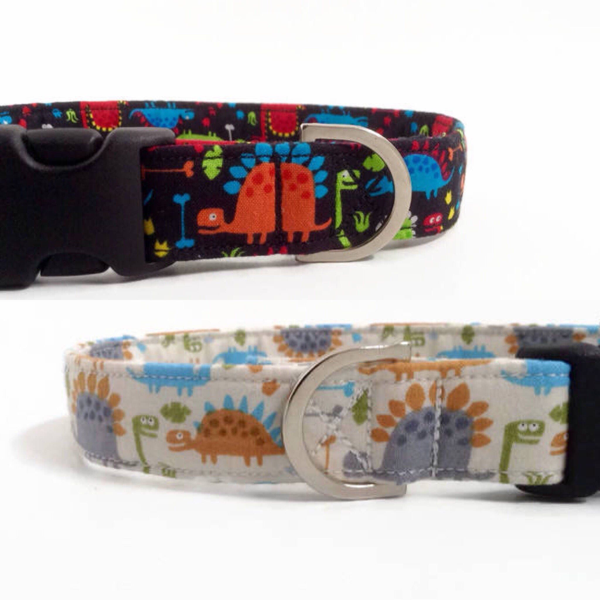 Dinosaur Dog Collar Boy Dog Collar Dog Collar Large Dog Etsy