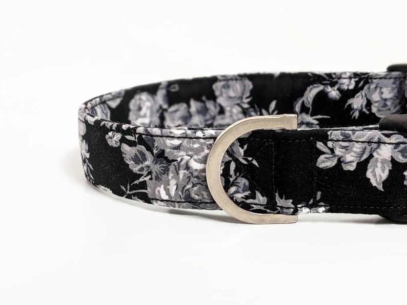 Black Roses Dog Collar Dog Collar Girl Dog Collar Puppy Etsy