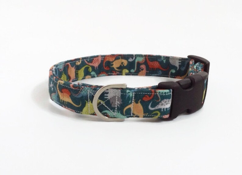 Dinosaur Dog Collar Boy Dog Collar Large Dog Collar Male Etsy